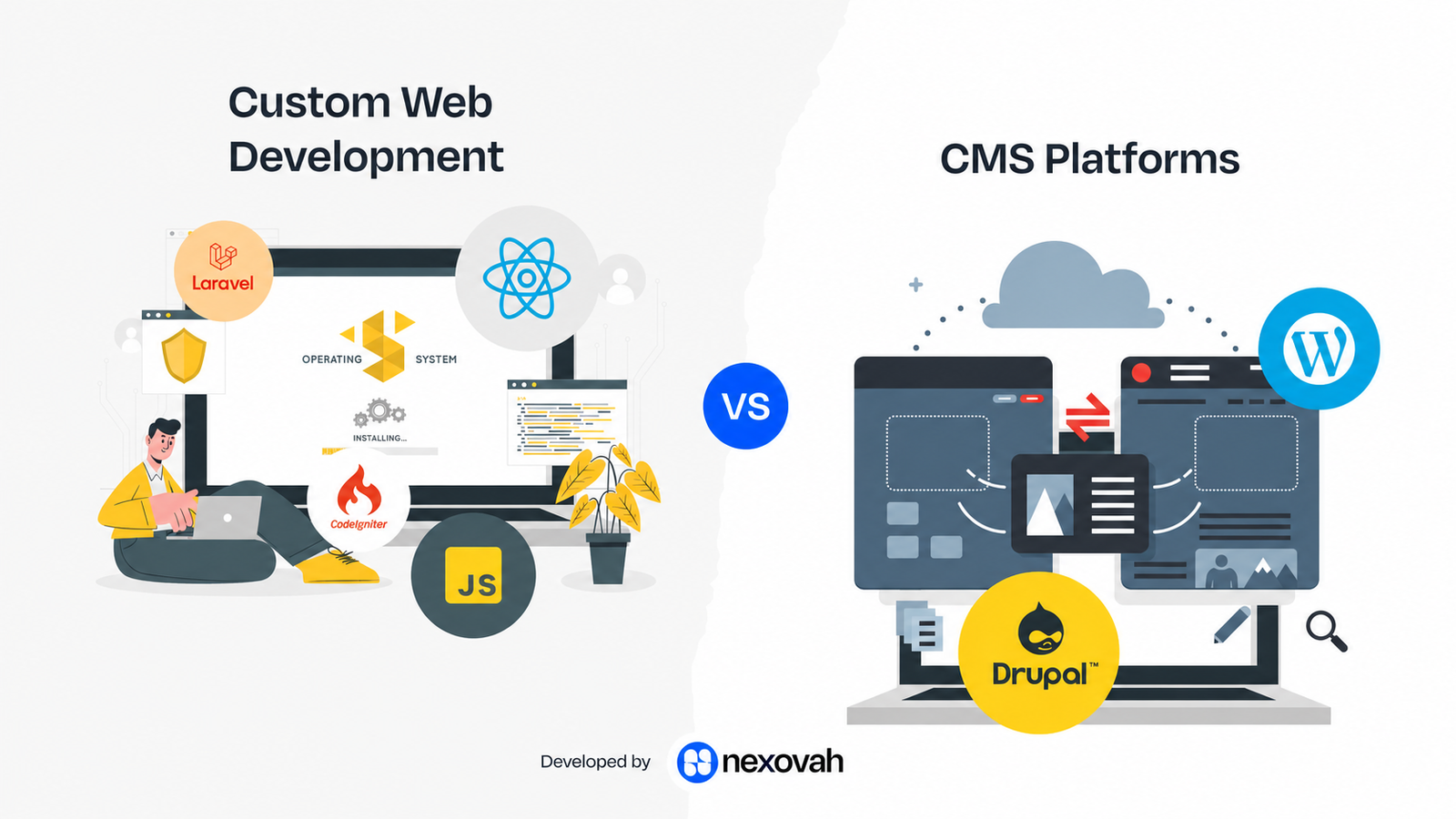 Custom Web Development vs. Standard CMS: Making the Right Decision